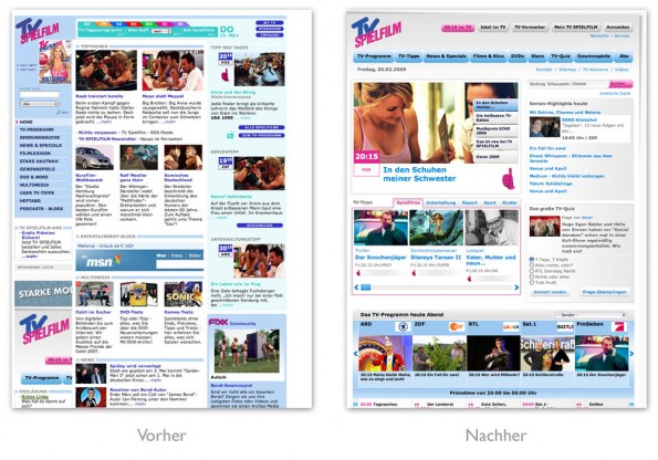 Design - TV-Spielfilm.de Redesign