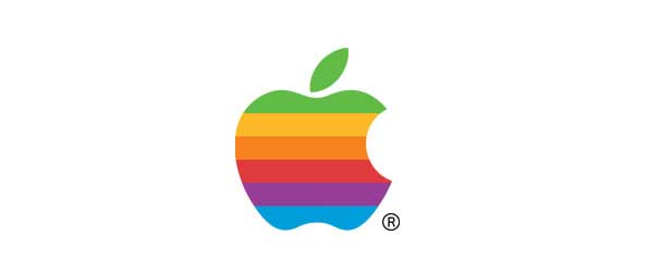 Design - Apple Logo Rainbow