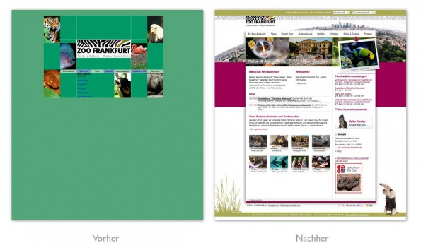 Website Zoo Frankfurt Website Zoo Frankfurt