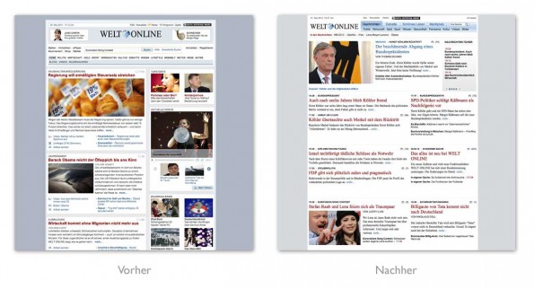 Design - Welt Online Relaunch 2010