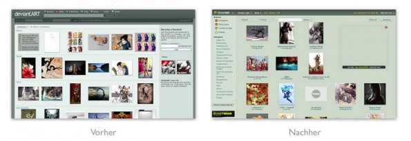 Design - DeviantArt Redesign 2010