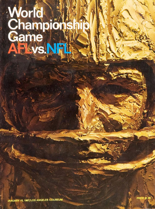 Design - Plakat zum 1. Super Bowl 1967