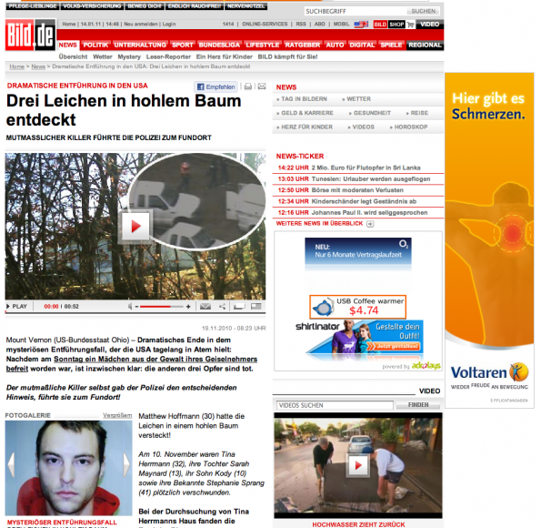 Design - Bad Ad gefunden auf bild.de
